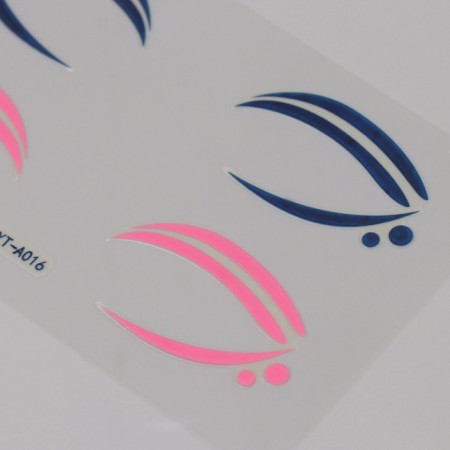 Plastic sticker on the face of "Arrows. Points" 13x13.5 cm-3