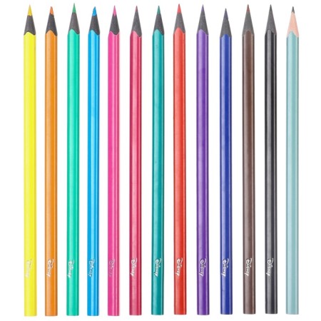 Penal 2 sections, with filling, 23 subjects, 125x205x40 mm, Minnie Mouse and unicorn-6