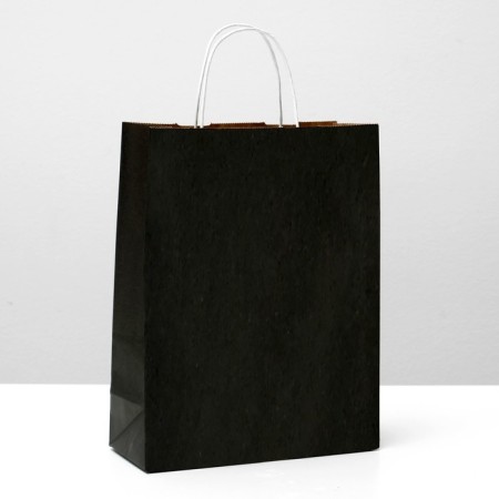 CRAFT PACK BLACK, white handle22 x 13 x 32 cm