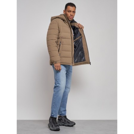 Sports male Winter, size 58, brown color-12