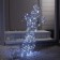 LED figure "Snowman" 65 × 90 × 20 cm, metal, 31 V, glow of white