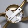 Sconces "curl" Led 3000k gold 40x12x12cm