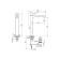 Mixer for the Ideal Standard Edge Vessel A7114AA sink, one -leaf, pour 165 mm, chrome 746131