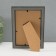 Photo frame plastic 10x15 cm "Roots" black with gold 19x14 cm