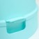 Cut toilet closed 47 x 47 x 35 cm, turquoise