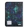 Folder d/notebooks A4, Erichkrause Emerald Stardust, zipper around plastic, white