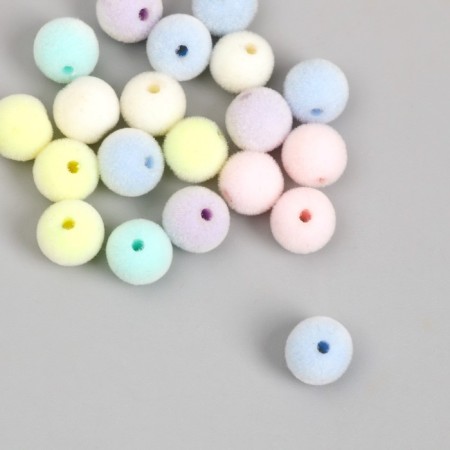 Busina for creativity velvet spraying "Ball. Tender shades" 1x1x1 cm-2