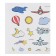 Set for creativity "Night. Airplane ", with stickers, figure