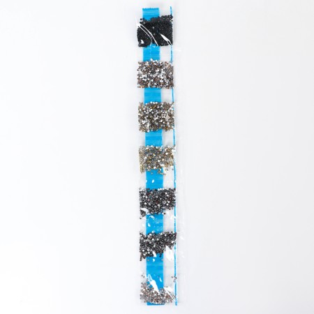 Diamond mosaic with a partial filling on the Kolisei canvas, 15 x 21 cm-2