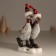 Souvenir Polystone "Geese in caps, knitted scarves, on mini-covers" 12x15x22.5 cm