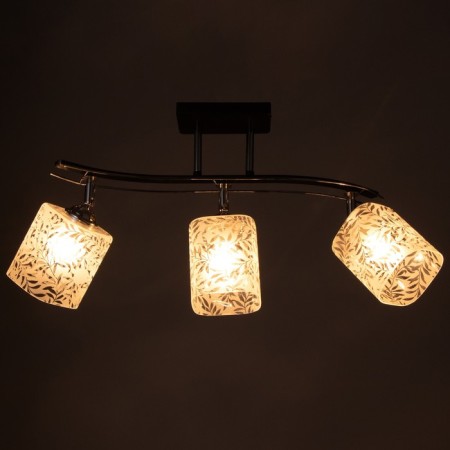 Chandelier 2773/3 E27 40W Black-chromium 52x20x15 cm Bayerlux-2