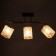 Chandelier 2773/3 E27 40W Black-chromium 52x20x15 cm Bayerlux