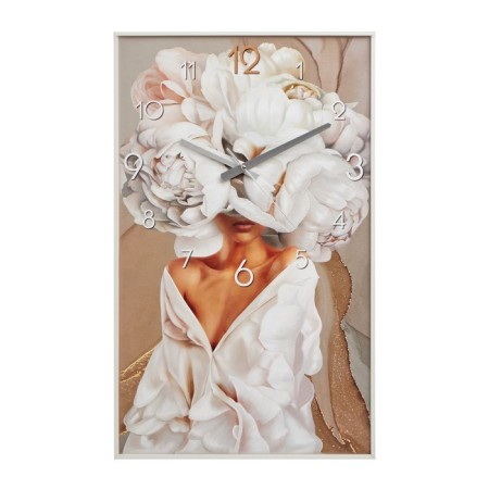 Carty clock is wall, interior "bloom", smooth move, 57 x 35 x 4 cm