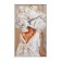 Carty clock is wall, interior "bloom", smooth move, 57 x 35 x 4 cm