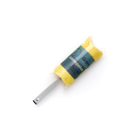 Dust brush manual acrylic, yellow color-1