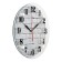 Watch wall, interior "bricks", D-30 cm, silent