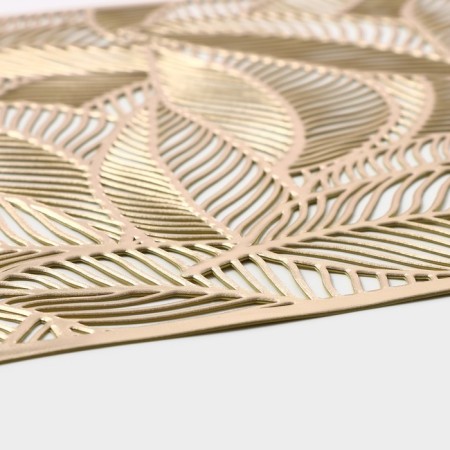 Serving napkin on the table "Listopad", 45 × 30 cm, gold color-2