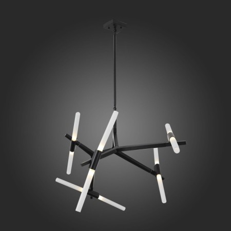 Ceiling Ceiling ST LUCE. SL947.402.10. Laconicita. 10x5 watts, G9, 4000k, 160x40x95 cm, black color-7