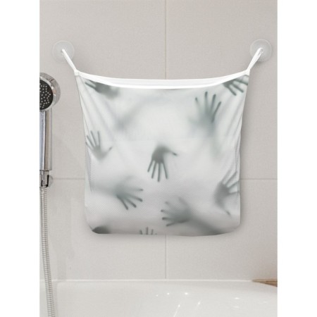 Organizer in a bath on suction “Hands of ghosts”, for storing toys and little things, size 33x39 cm