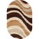 Oval Merinos Ultra carpet, size 150x230 cm, color-brown color