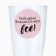 A set of plastic glasses for champagne "Your Day", 150 ml