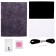 Set for creating a toy made of felt "raccoon"