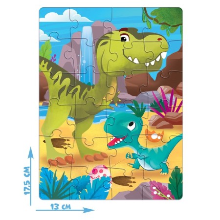 Puzzle "dinosaurics", 24 elements-1