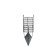 Metallic feeder X-Feeder ME Bullet 4K M Grid, Matt Black, 60 g, 35 ml