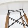 Cindy Next table (Mod, 70-80 MDF) Metal/MDF/Beech, White/Natural D80x75cm
