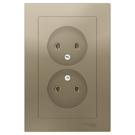 SE SE AtlasDesign, 16 A, double, assembly, without salary, champagne color