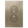 SE SE AtlasDesign, 16 A, double, assembly, without salary, champagne color