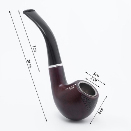 Kommer's smoking pipe "Commander", classic, 14x 4 x 4.5 cm