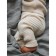 Pants knitted children's amababy pure love comfy, height 98, milk color