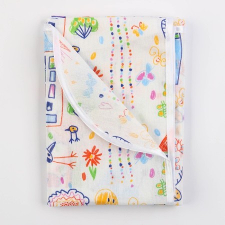 Bleanie with PVC Cover, 68x100 cm, elastic band, Mix colors