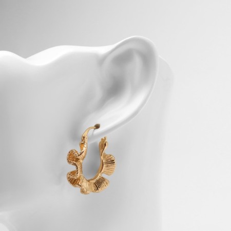 Earrings Metal "Bohemia" flash, color gold-3