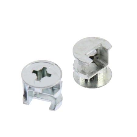 The screed eccentric tundra krep for chipboard 18-20 mm, zinc, 8 pcs.