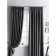 Set of curtains "Blackwood", size 2x140x270 cm, color black