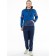 Sports costume men's ise, size 52, dark blue color, blue