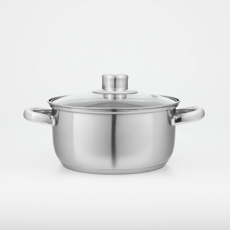 Grette stainless steel pan, 2.3 l, d = 18 cm, with a lid, the capsule, induction-1