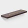 Shelf wall stall Stölz Hölzern Premiere 40 cm, walnut wood, aluminum