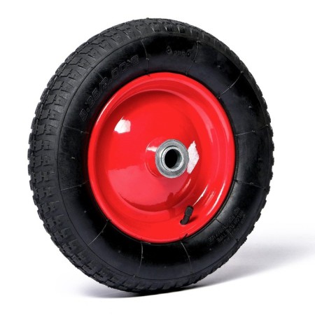 Pneumatic wheel, d = 360 mm, hub: d = 25 mm, length 100 mm-1