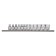 Set of end heads Airline AT-12-24, 1/4 "DR, hexagonal, 12 items, 4-13 mm