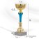 Cup 132b, award figure, gold, a stone stand, 24 × 8 × 7 cm.