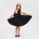Dress elegant children's KAFTAN, p. 32 (110-116 cm), black