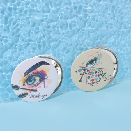 Mirror pocket "look", d = 7 cm, color mix-3