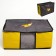 Organizer for storage, coffee for linen with PVC-like “cats”, 43 x 28.5 x 20 cm.