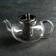 Glass teapot with metal sieve "Caliopa", 800 ml