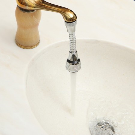 Zein aerator, stream adjustment, on a flexible hose, 140 mm, universal, plastic-12