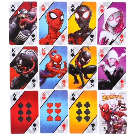 Cards Playing "Comics" Spider-Man, Marvel-3