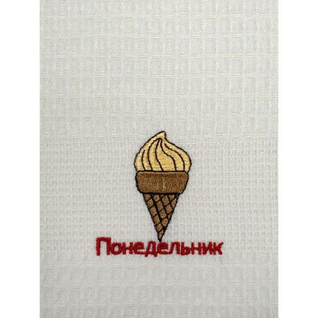 A set of wuffed napkins Diva Afrodita Ceylin "Cake", size 40x60 cm, 7 pcs-4